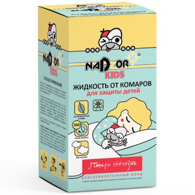 Ср-во от комаров Nadzor жидкость д/детей(24) — Городок мастеров