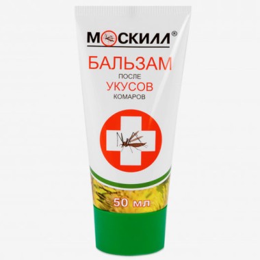 Ср-во от комаров Москилл 50мл Бальзам после укусов — Городок мастеров