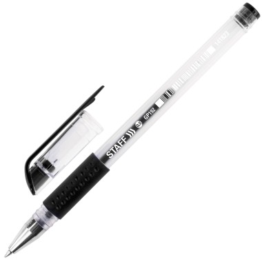 Ручка гелевая Everyday GP-192 черная с грипом — Городок мастеров