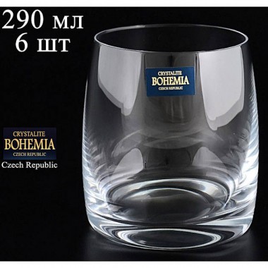 Набор стаканов для виски 290 мл Crystalite Bohemia &quot;Pavo Ideal&quot; 6 шт — Городок мастеров
