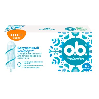 Тампоны O-B Normal 16шт супер — Городок мастеров