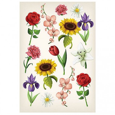 Декоретто Fl 1005 разнообразные цветы — Городок мастеров