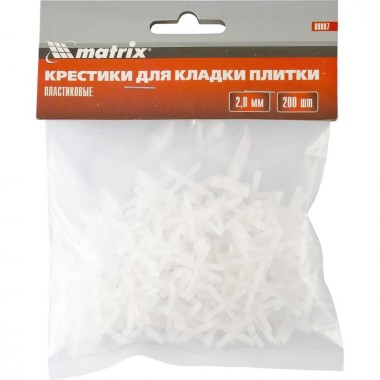 Крестики для плитки 2,0 мм 200шт — Городок мастеров