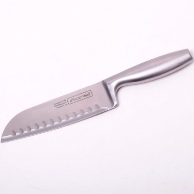 Нож кухонный Сантоку 16 см Kamille из нержавеющей стали 5142 — Городок мастеров