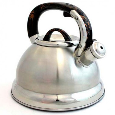 Чайник из нержавеющей стали 3,3 литра Hoffmann со свистком HM 5575 — Городок мастеров