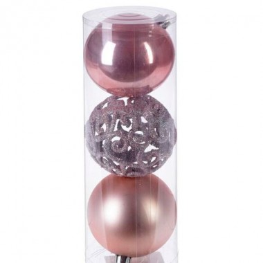 Набор из 3 шаров D8 розовый 722940 — Городок мастеров