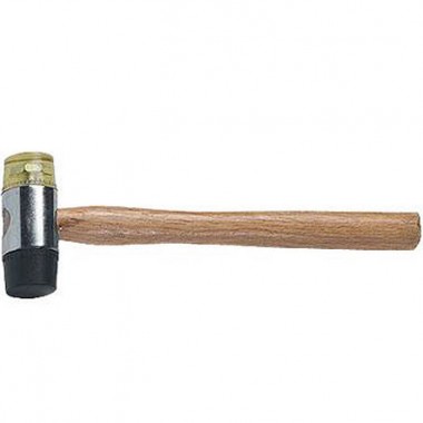 Молоток рихтовочный бойки 35 мм комбинированная головка дерев ручка — Городок мастеров
