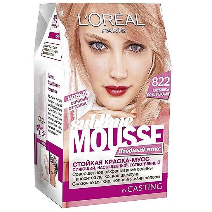 L oreal краска для волос sublime mousse 1000 очень светлый блонд