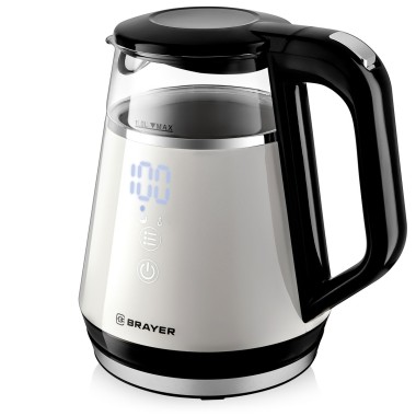 Чайник электрический 1 литр Brayer Cool Touch BR1084 cенсорное управление — Городок мастеров