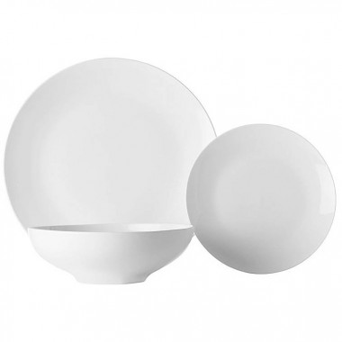 Набор столовой посуды на 4 персоны Maxwell &amp; Williams &quot;Белая коллекция&quot; 12 предметов MW504-FX0147 — Городок мастеров