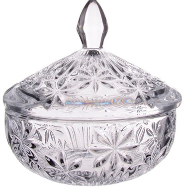 Конфетница с крышкой 15 см Crystalite Bohemia &quot;Perseus-Nova&quot; (19027) — Городок мастеров