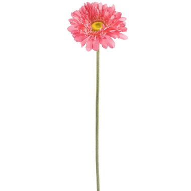 Цветок искусственный 57 см Гербера розовая Gloria Garden — Городок мастеров