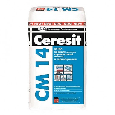 Клей для плитки Ceresit CM 14 5кг для внутренних и наружных работ — Городок мастеров
