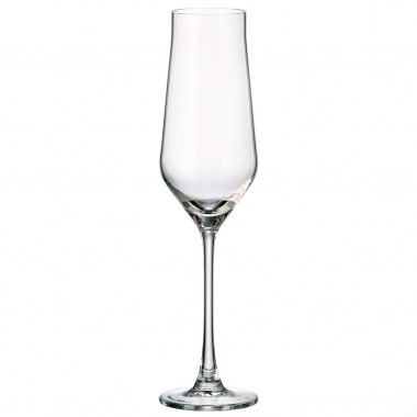 Набор бокалов для шампанского 220 мл &quot;Alca&quot; Crystalite Bohemia 6 шт — Городок мастеров
