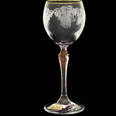 Набор бокалов для белого вина 150 мл Rona &quot;Люция&quot; розовая лоза 6 шт — Городок мастеров