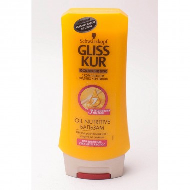 Бальзам для волос Gliss Kur 200мл Nutritive — Городок мастеров