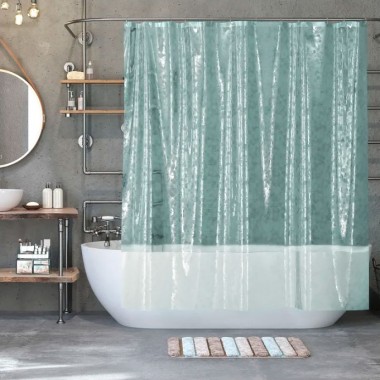 Штора для ванной комнаты 180х180см Travelling c кристаллическим эффектом — Городок мастеров