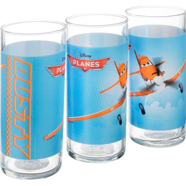 Набор стаканов для воды 300 мл &quot;Disney Planes&quot; Luminarc 3 шт J0799 — Городок мастеров