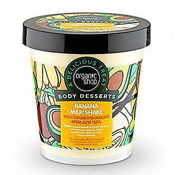 Мусс для тела Organic Shop Боди десерт банан 450мл — Городок мастеров