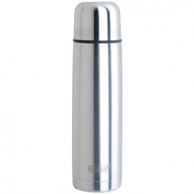 Термос для напитков Regent Bullet 1 литр с клапаном, металлическая колба — Городок мастеров