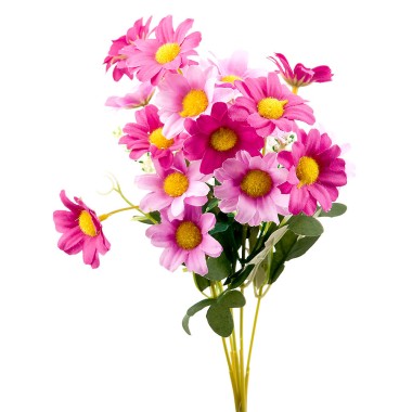 Цветок искусственный букет NG Ноготки фиолетовые 30см — Городок мастеров