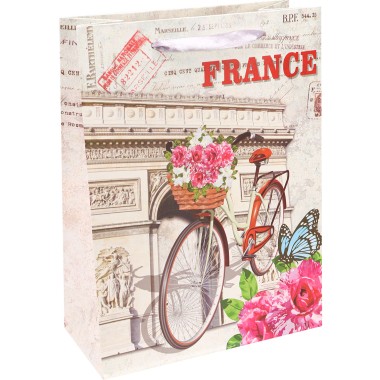 Пакет бум 18х24х8,5см Прекрасная Франция — Городок мастеров