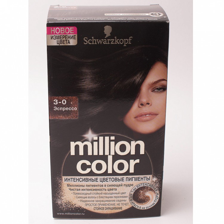 Крем-краска для волос schwarzkopf million color