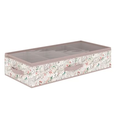 Кофр-короб д/хранения обуви 70*35*15см Jardin 4 секции со съемн перегородками — Городок мастеров