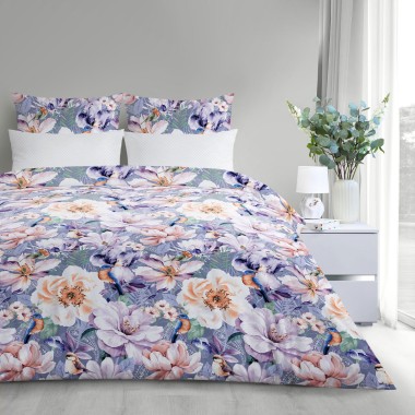 КПБ евро сатин Verossa 50х70 70х70 Blooming garden 8834/1+8334/16 23 2542 — Городок мастеров