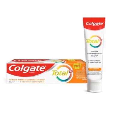 Зубная паста Colgate Total 12 &quot;Витаминный заряд&quot; 100 мл — Городок мастеров