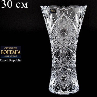 Ваза для цветов h=30 см Crystalite Bohemia &quot;Miranda&quot; 19389 — Городок мастеров