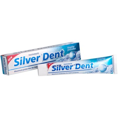 Зубная паста Silver Dent Комплексная защита 100 г — Городок мастеров