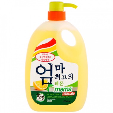 Ср-во/посуд Mama lemon 1000мл конц гель д/дет принадл Лимон — Городок мастеров