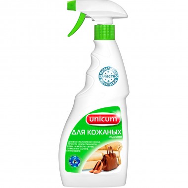 Чистящее средство Unicum для чистки и ухода за изделиями из кожи 500 мл 300063 — Городок мастеров