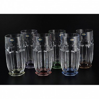 Набор стаканов Сафари ассорти для воды 250мл 6шт (22630) — Городок мастеров
