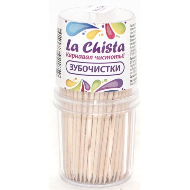 Зубочистки La Chista 190шт — Городок мастеров