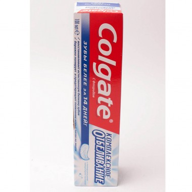 Зубная паста Colgate &quot;Комплексное отбеливание&quot; 100 мл — Городок мастеров