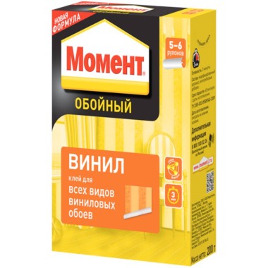 Клей обойный Момент Винил 200г (1/24) — Городок мастеров