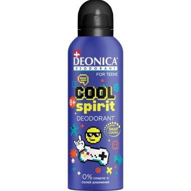 Дезодорант-антиперспирант мужской спрей Deonica Cool spirit for teens 125 мл — Городок мастеров
