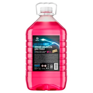 Жидкость стеклоомывателя Grass 4л Ice Clean — Городок мастеров
