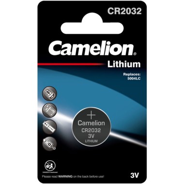 Батарейка CR2032 Camelion BL-1 3V 1шт — Городок мастеров