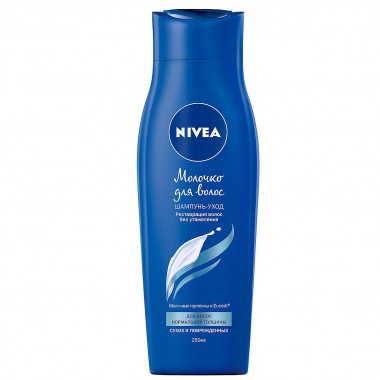 Шампунь Nivea 250мл Молочко для волос для нормальных волос — Городок мастеров