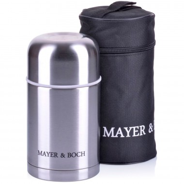Термос для еды Mayer&amp;Boch 600 мл в сумке-чехле, металлическая колба 28040 — Городок мастеров