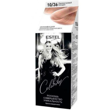 Краска-уход для волос Estel Celebrity №10/36 перламутровый блондин — Городок мастеров
