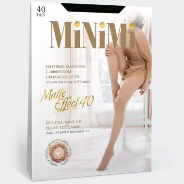 Колготки Миними Matte Effect 40 3М черный — Городок мастеров