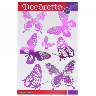 Декоретто AE 4002 Розовые бабочки — Городок мастеров