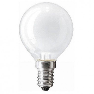 Лампа накаливания Pila P45 40W E14 FR (миньон) шарик матовый 113954 — Городок мастеров