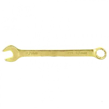 Ключ комбинированный 13 мм желтый цинк Сибртех — Городок мастеров