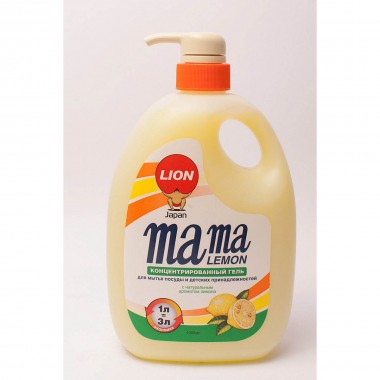 Средство для мытья посуды и детских принадлежностей Mama lemon &quot;Лимон&quot; 1000 мл концентрированный гель — Городок мастеров