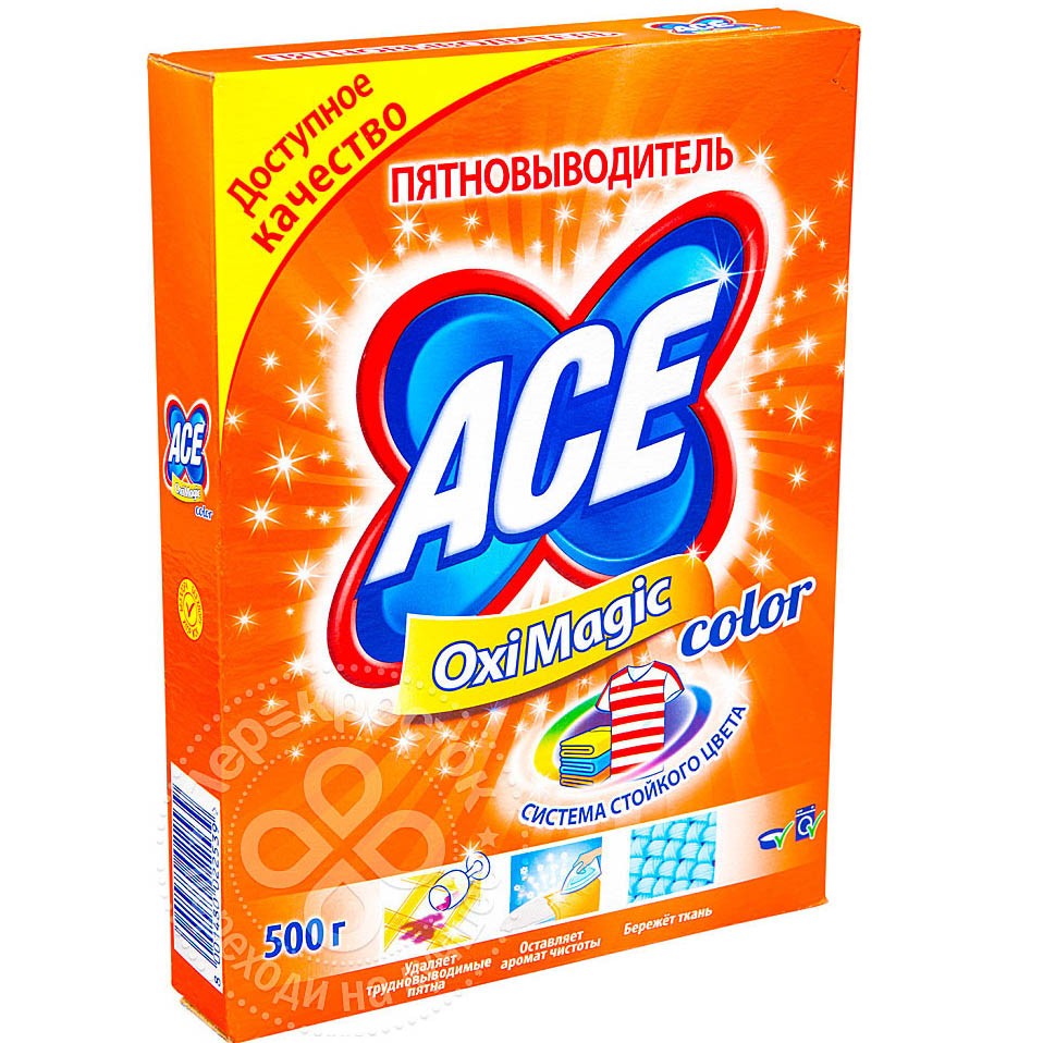 tsennaya misl belya magic pyatnovivoditel dlya oxi ace belogo obyasnenie Пятновыводитель ace oxi magic для белого белья фото